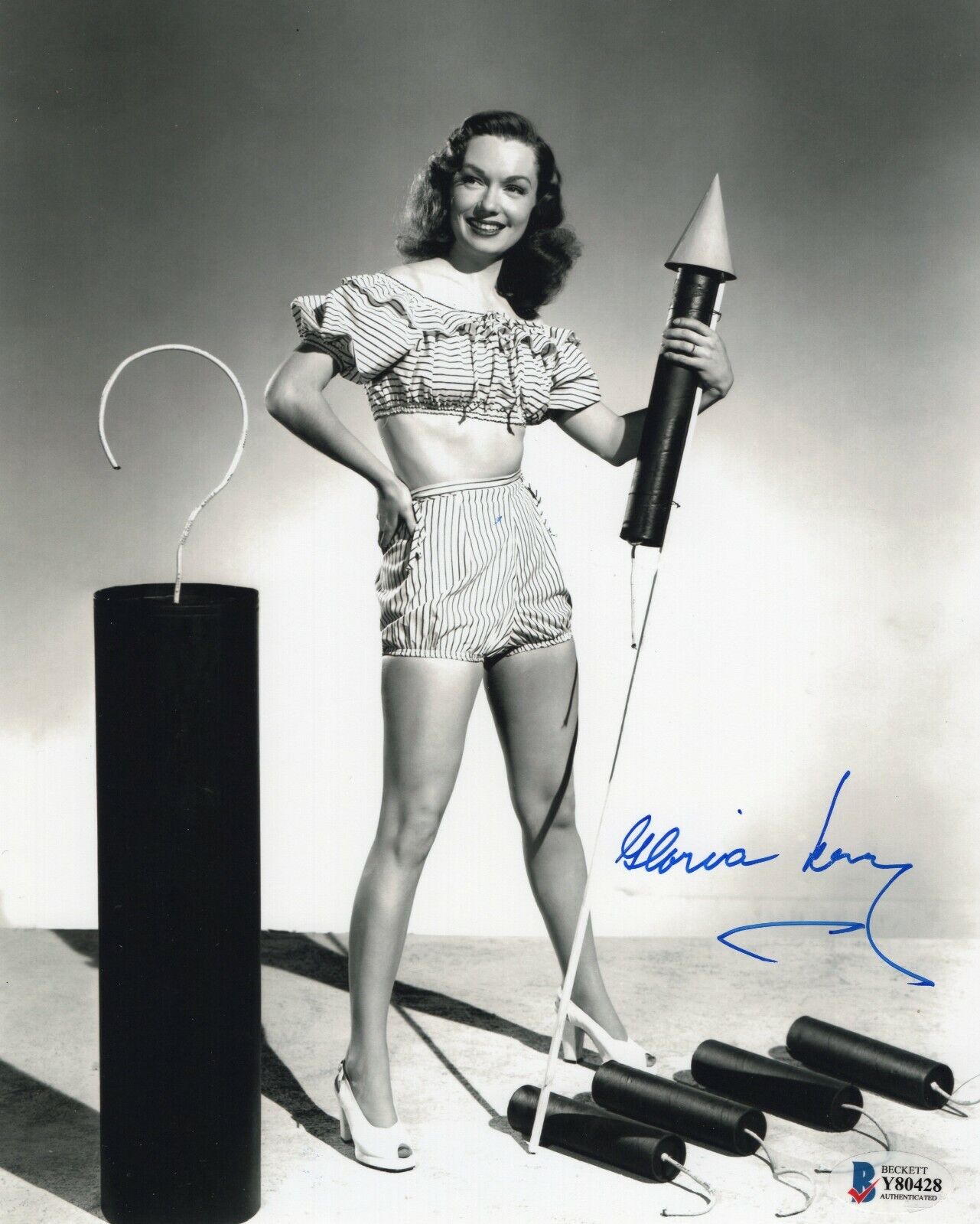Gloria Henry Signed 8x10 Photo Poster painting The Sport of Kings Radio w/Beckett COA Y80428