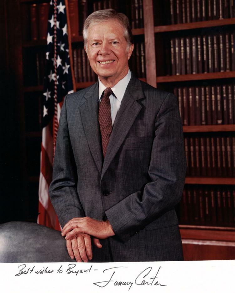 JIMMY CARTER Signed Photo Poster paintinggraph - 39th US President - Preprint