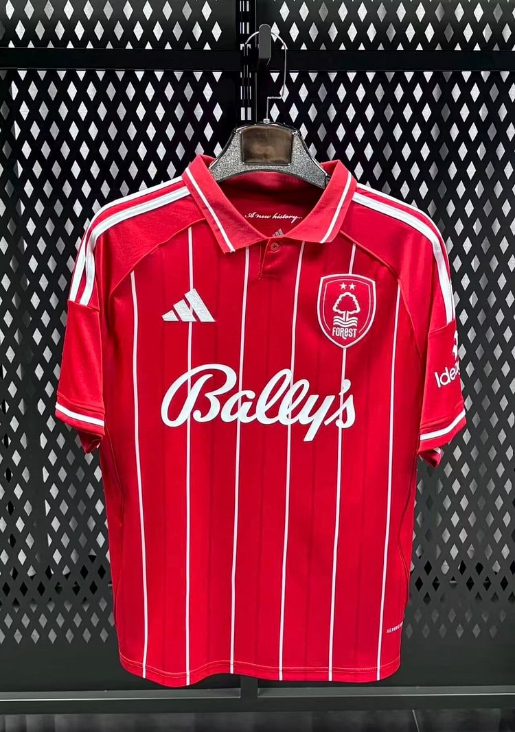 2025-26 Nottingham Forest Home Jersey - Fan Edition