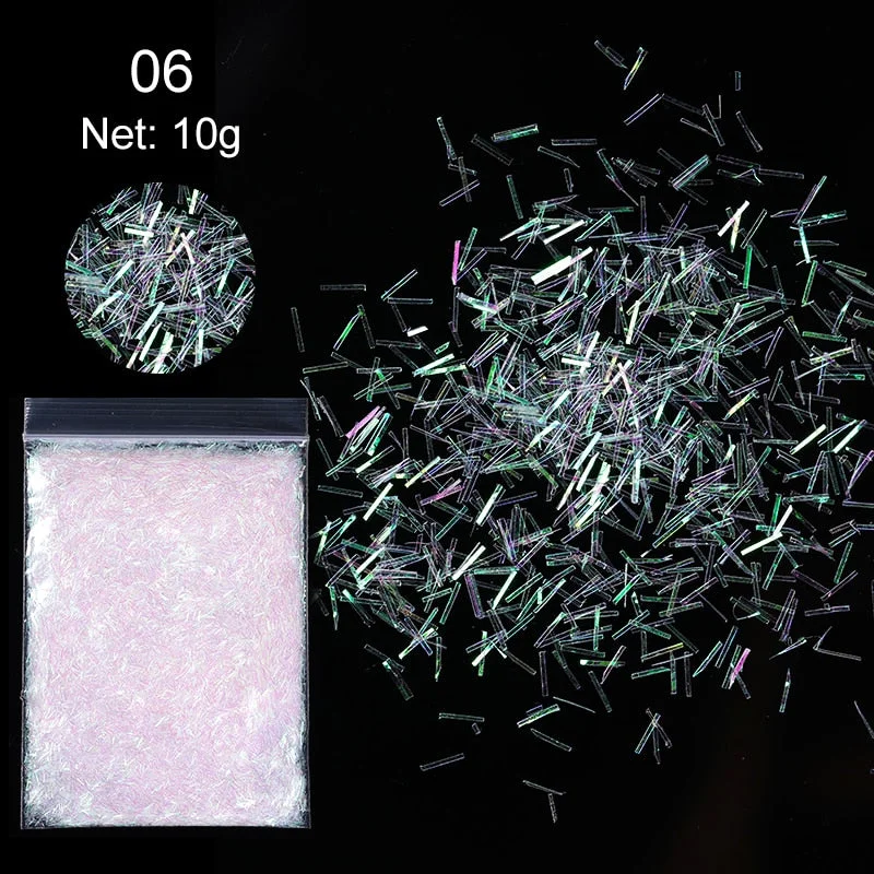 1 Bag Nail Sequins Butterfly Design 3D Glitter Colorful Nail Flakes iridescent Palliette Spangle Decoration Nail Art Sticker