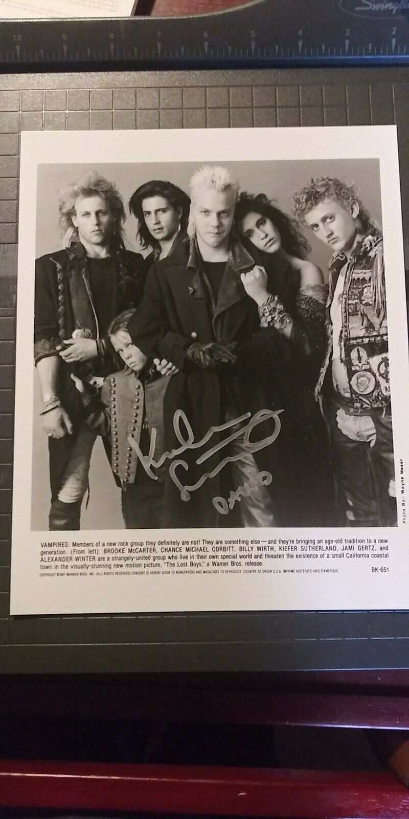 Kiefer Sutherland signed 8x10