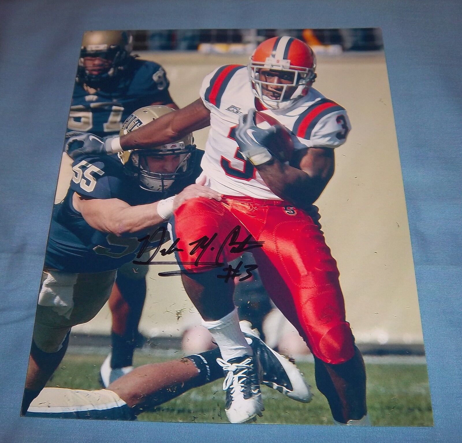 Syracuse Orangemen Delone Carter Signed Autographed 8x10 Photo Poster painting