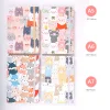 24PCS Adorable Cartoon A5 / A6 Portable Writing Paper Notebooks Diary Meeting School Stationery Gift