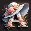 (40*40cm)Letter A - Full Round Drill Diamond Painting