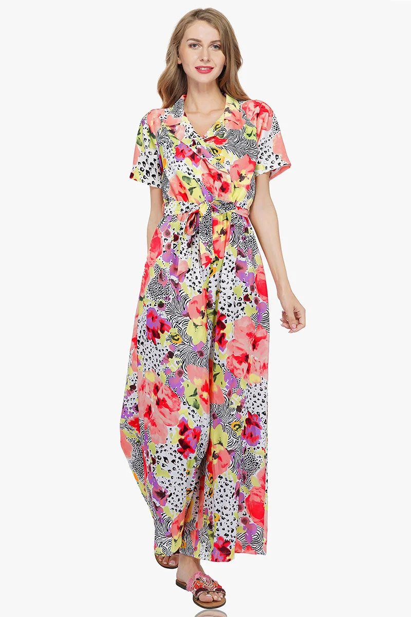 Azalea Floral Dotted Jumpsuit