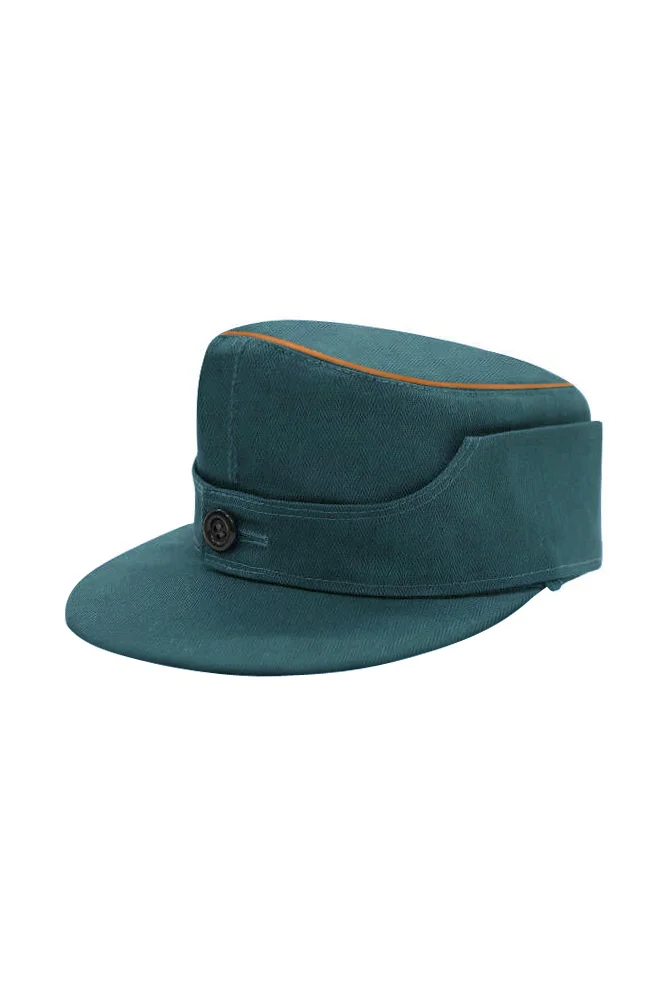   Polizei German HBT M1944 Field Cap Piped German-Uniform