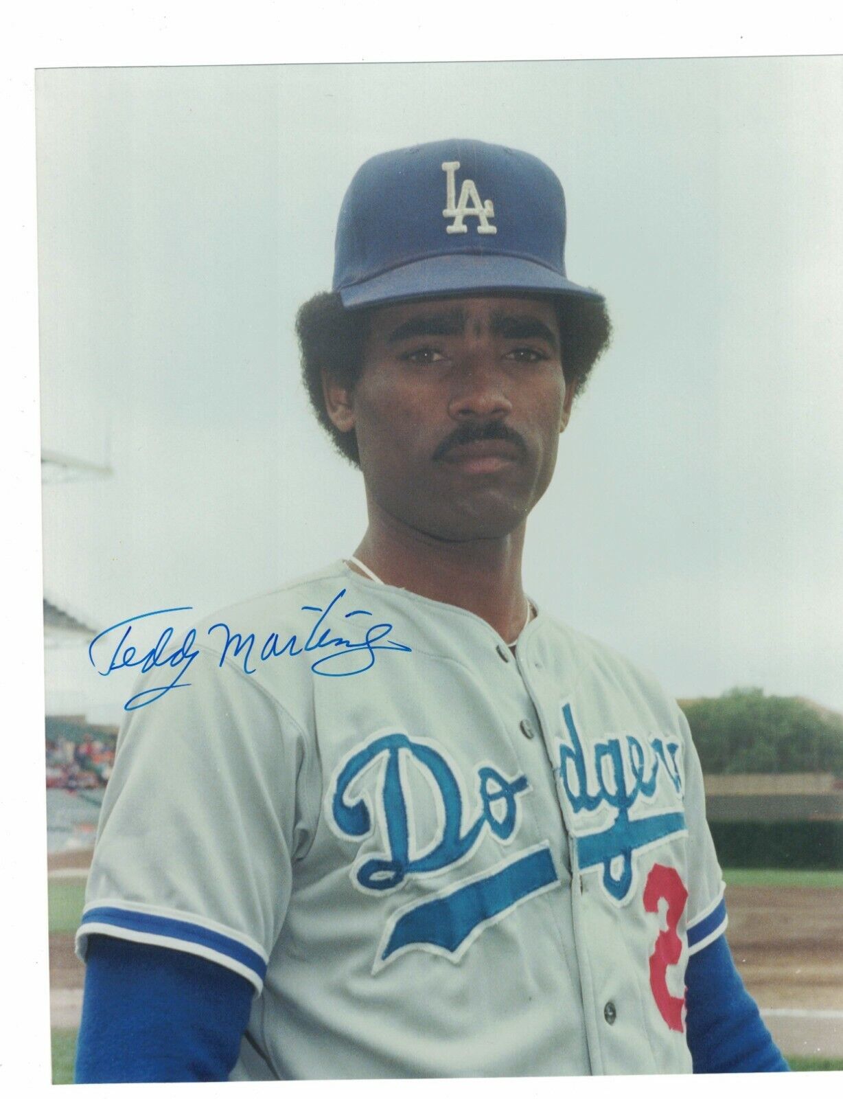 Teddy Martinez Los Angeles Dodgers Signed 8 x 10 Baseball Photo Poster painting W/Our COA LML16