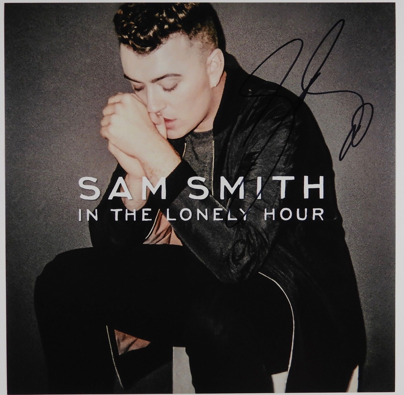 Sam Smith In The Lonely Hour signed autograph 12 Photo Poster painting JSA looks like album