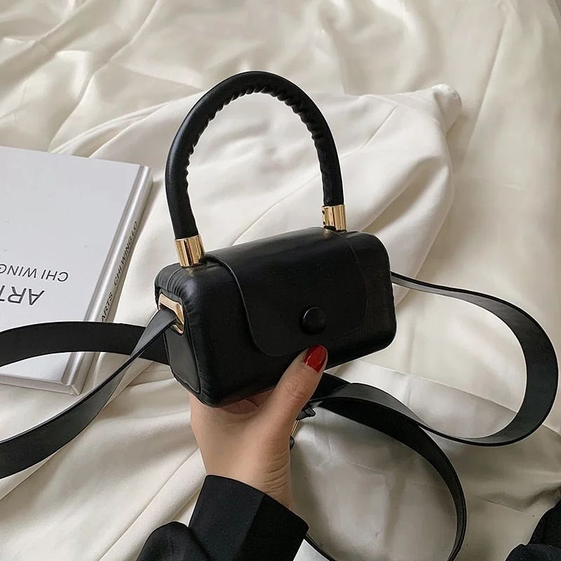 Candy colors Square Tote bag 2021 Summer New PU Leather Women's Designer Handbag Solid color Mini Shoulder Messenger Bag Purses