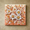 (Pre-Framed)Flowers-Special Shape Diamond Painting Kit(25x25cm)