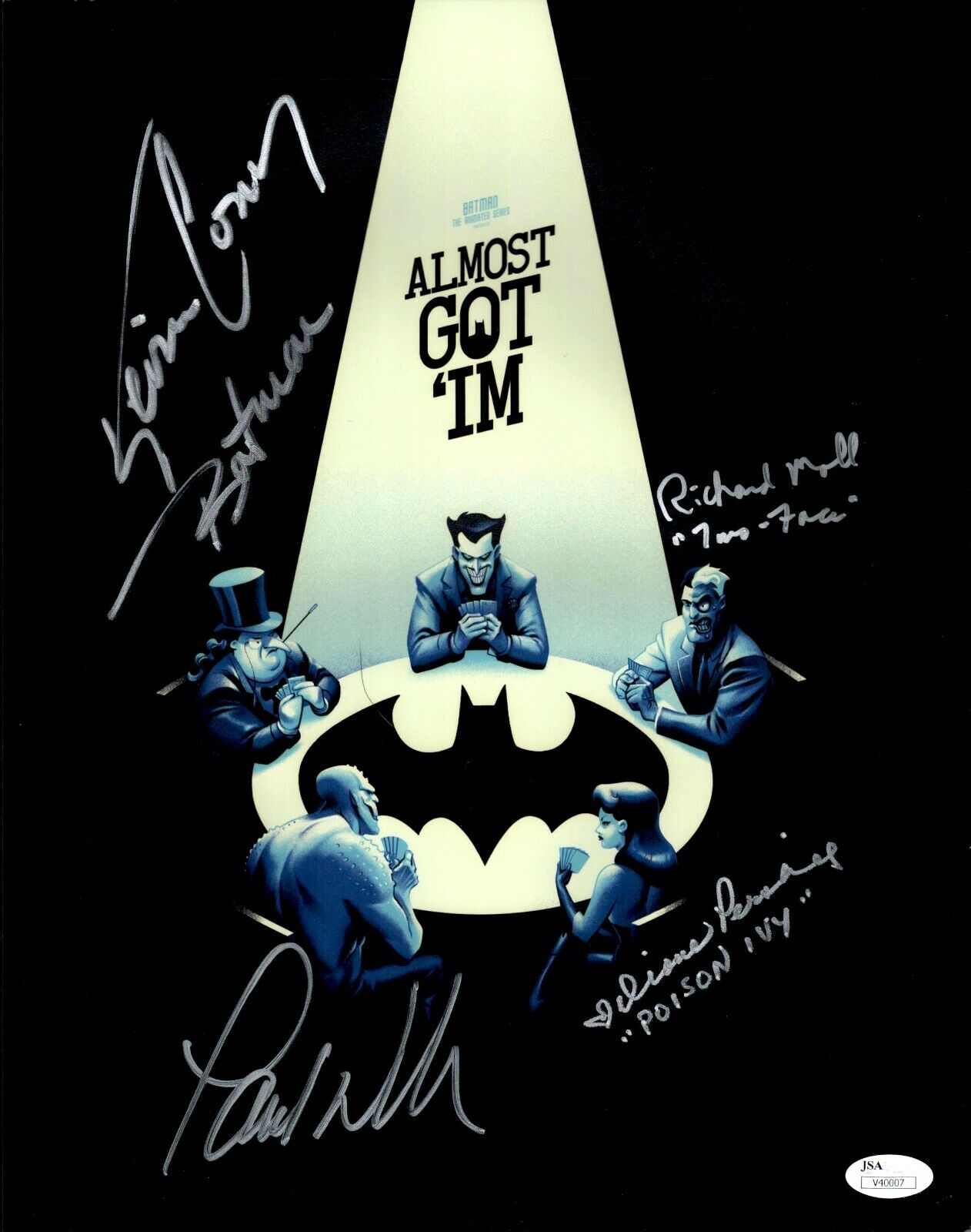 KEVIN CONROY X4 Cast Signed 11x14 Photo Poster painting BATMAN ANIMATED SERIES Autograph JSA COA