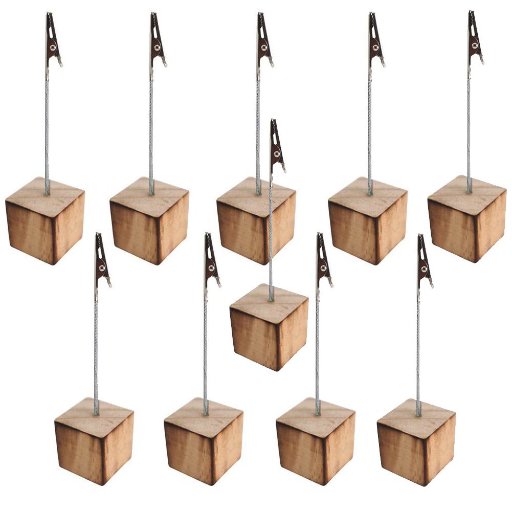

10pcs Wooden Card Holder Stand, 501 Original