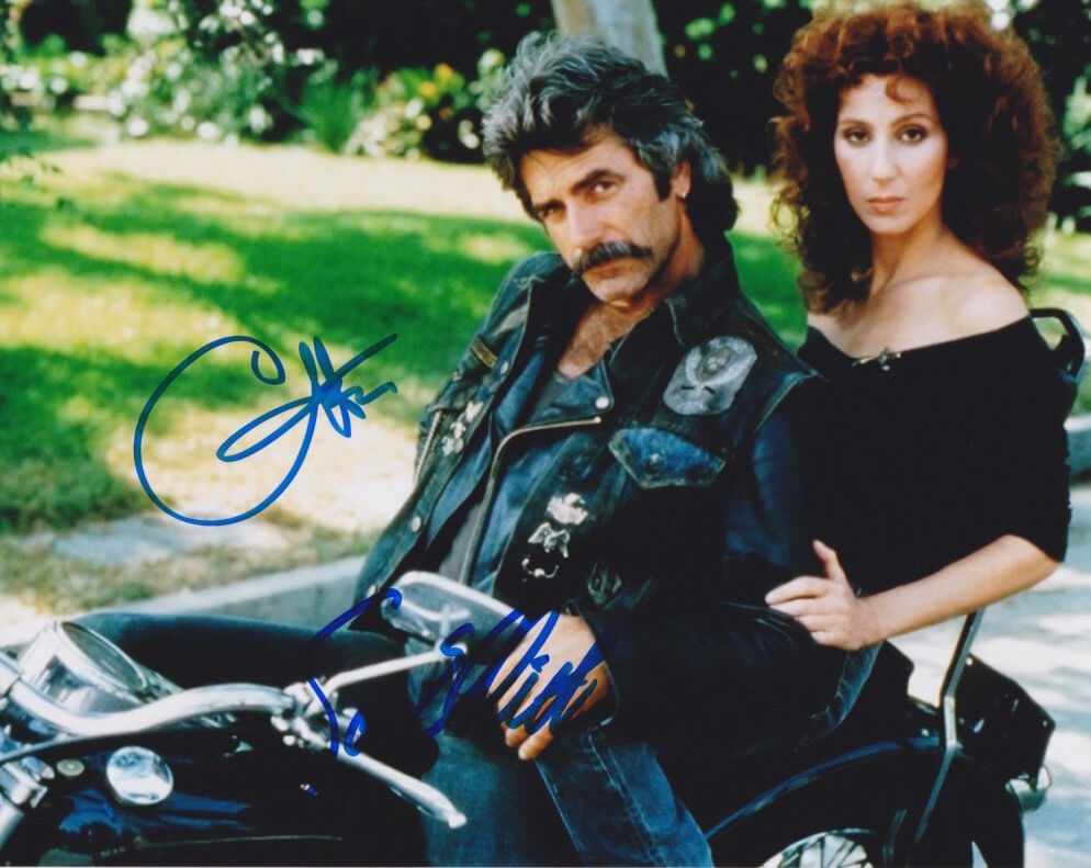 Mask (Cher & Sam Elliott) signed authentic 8x10 Photo Poster painting COA