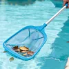 Pool Cleaning Nets Pole Leaf Skimmer Net With Short Pole Swimming Pool Cleaning Net Lightweight Deep-Water Pools Leaf Nets for Fine Debris in Inground/Above Ground