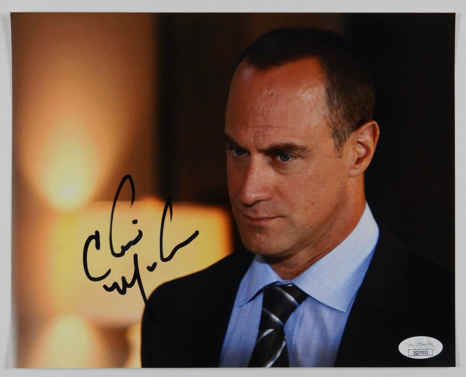 Christopher Meloni Law And Order SVU Signed JSA Autograph Photo Poster painting 8 x 10