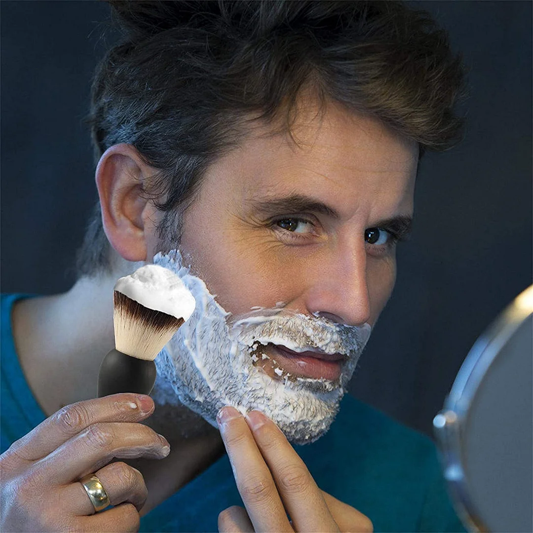 Beard Brush Manual Stirring and Foaming Set