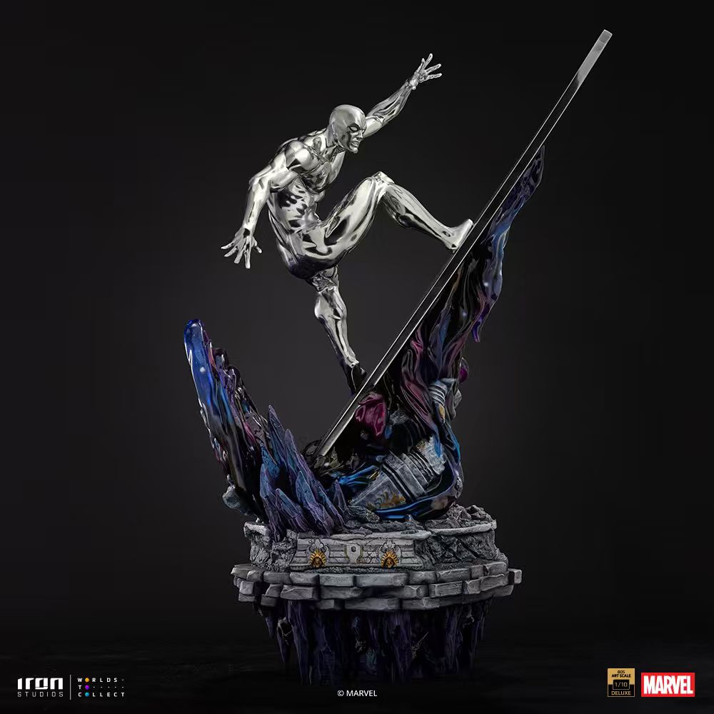 Iron Studio - Silver Surfer - Infinity Gauntlet Diorama - BDS Art Scale 1/10 Statue MARCAS132725-10 (Licensed) -