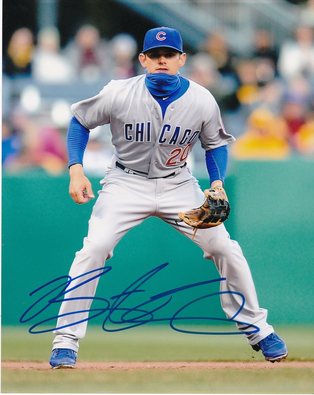 BRENT LILLIBRIDGE CHICAGO CUBS ACTION SIGNED 8x10