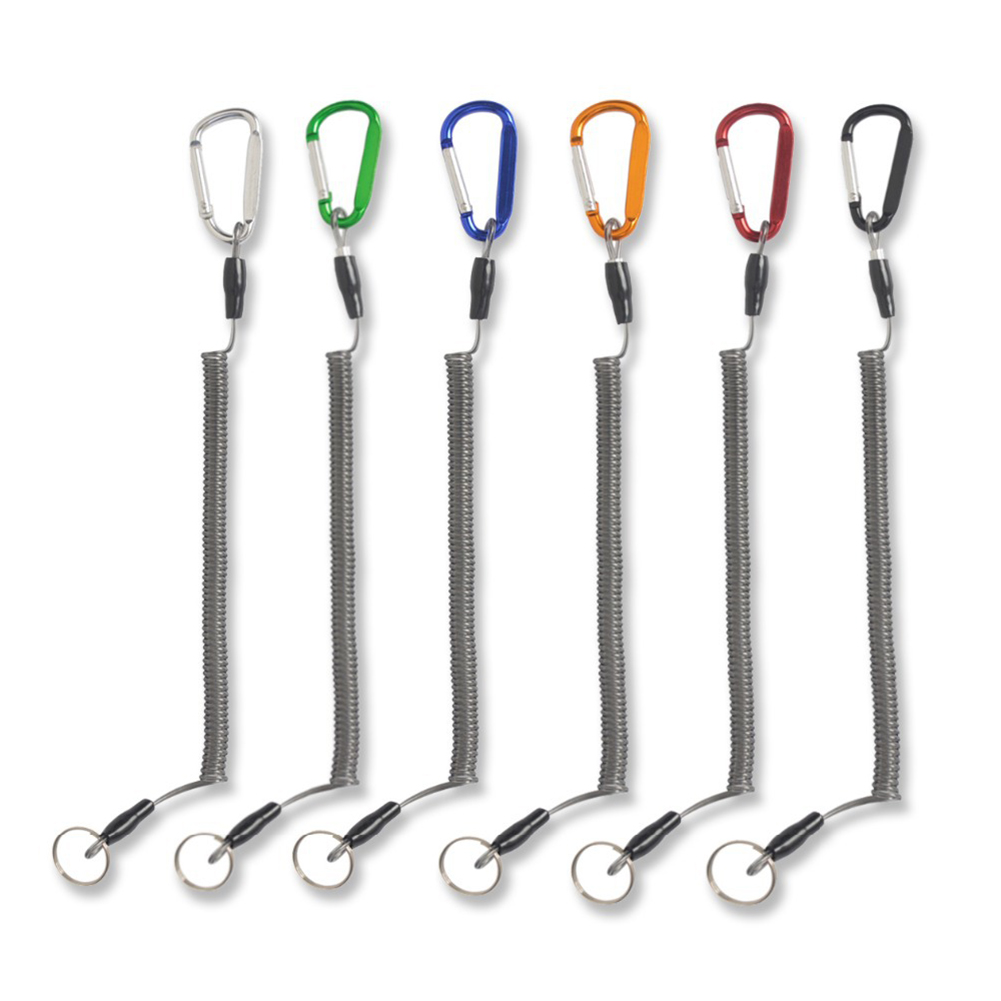 

6pcs Aluminum Fishing Lanyard Camping Boating Pliers Buckle Rope Tackle, 501 Original