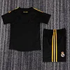 Joyfball 2011-2012 Kids Size Retro Real Madrid Goalkeeper Black Football Shirt