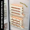 Food Grade Slide Egg Storage Box Refrigerator Side Door Storage Box