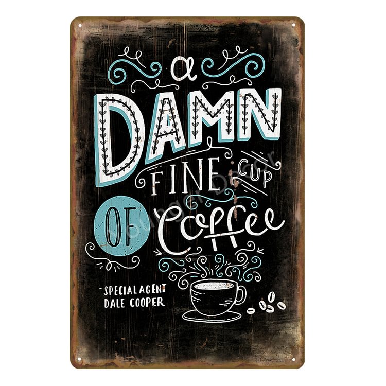 【20*30cm/30*40cm】Coffee Menu - Vintage Tin Signs/Wooden Signs