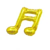 50PCS Colorful Musical Notes 16&rdquo; Aluminum Film Balloons Festival Carnival Party Ceremony Wall Decoration