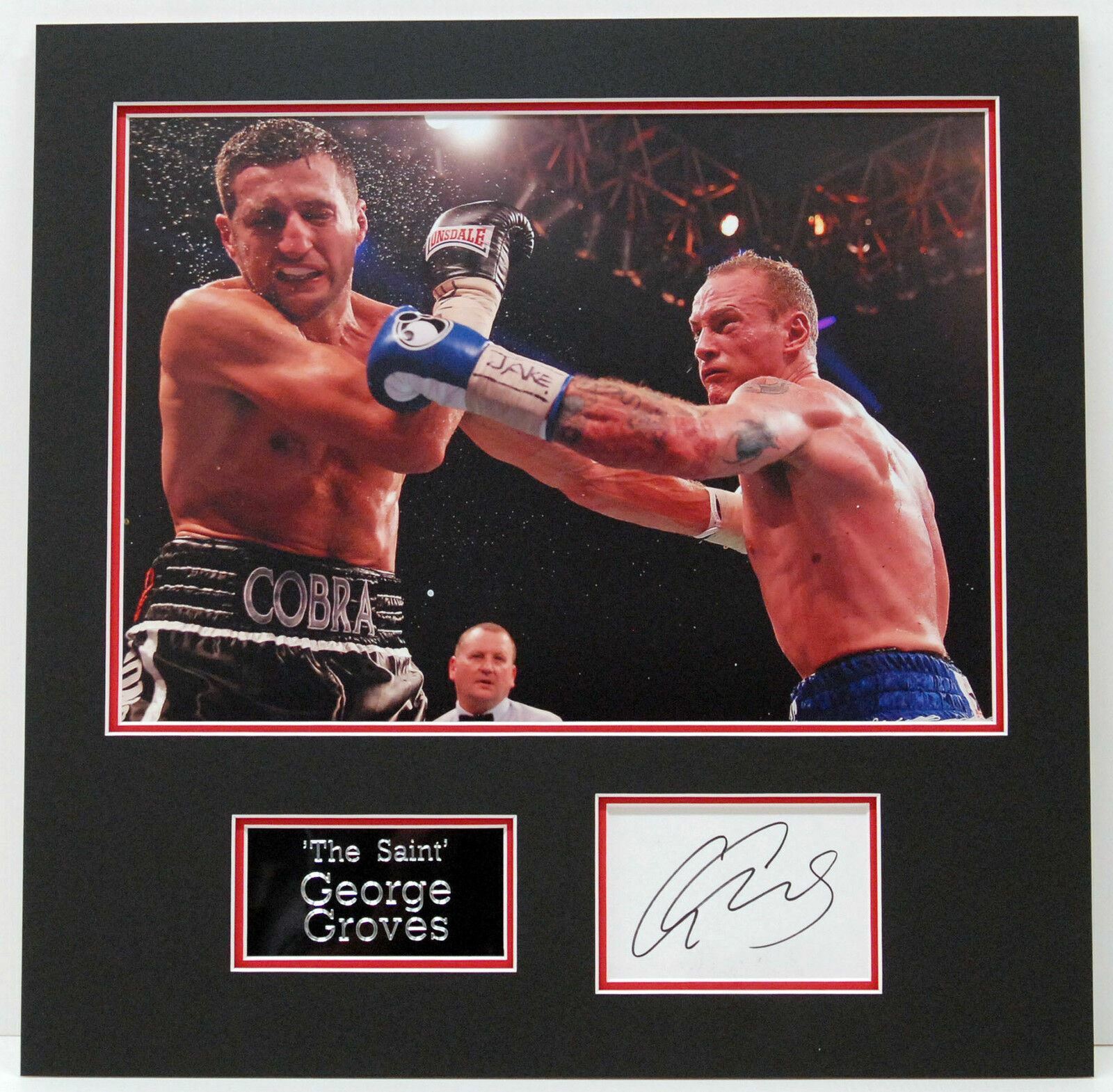 George Groves GENUINE HAND SIGNED Photo Poster painting MOUNT DISPLAY (B)