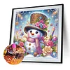 Schneemann 5d DIY Diamond Art Malerei Sets spezielle Form Teilbohrer Kunst 30x30cm