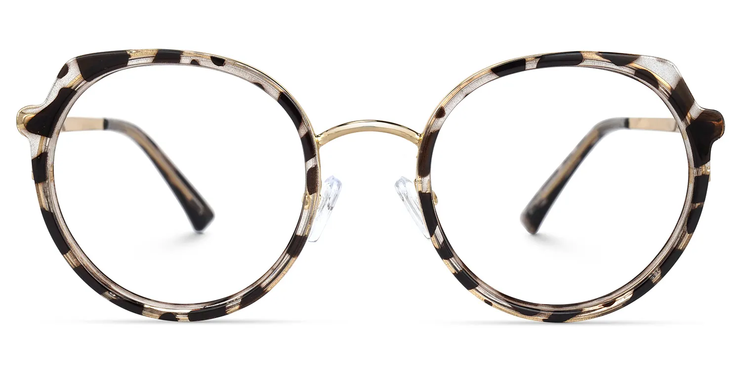 Taffy Schwarz-Tortoise Rund Brille Schwarz-Tortoise