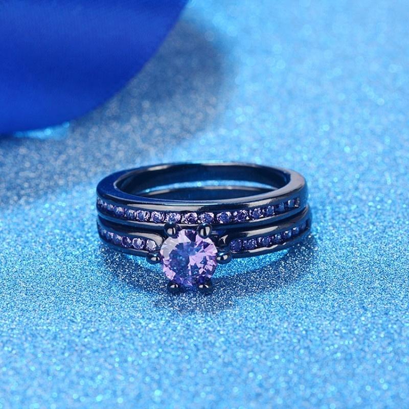 'Lilac Love' Rings