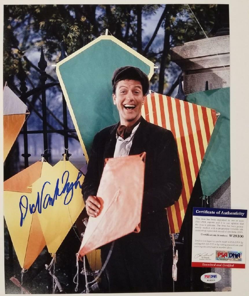 Dick Van Dyke signed Mary Poppins 11x14 Photo Poster painting #1 Autograph ~ PSA/DNA COA