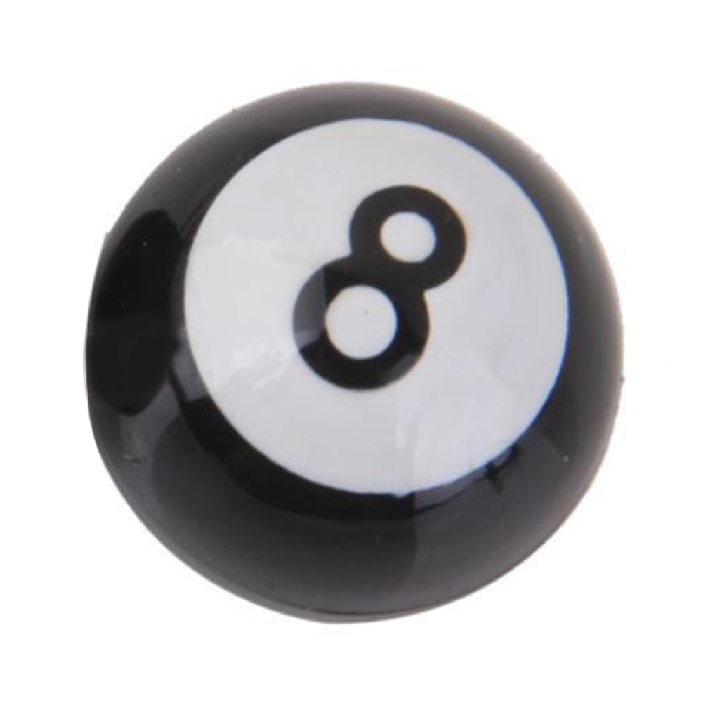 

Bicycle Billiards Pool 8 Ball Valve Schrader Stem Caps Tire Tyre Wheel Rims, 501 Original