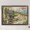 Village Shop-14CT Stamped Cross Stitch 69*52cm/27.17*20.47in(Big Size) tapestrymarket
