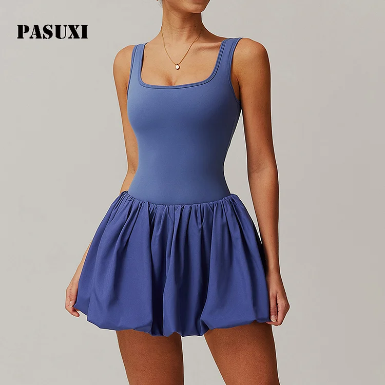 PASUXI Women's Sports Dress Wholesale Anti-Exposure Bottoming, Outdoor Running & Tennis Skirt huanwei