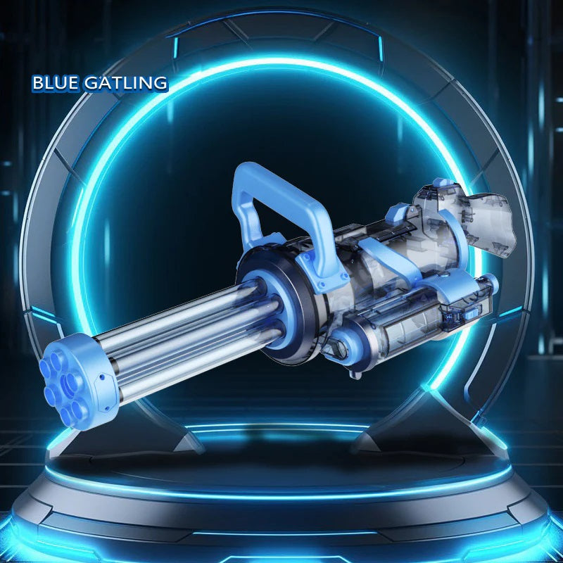 Unique Gift Ice Blast Rotating Laser Gatling Electric Water Gun
