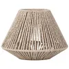 Woven Paper Rope Lamp Shade Simulation Rattan Light Shade for Living Room Hotel