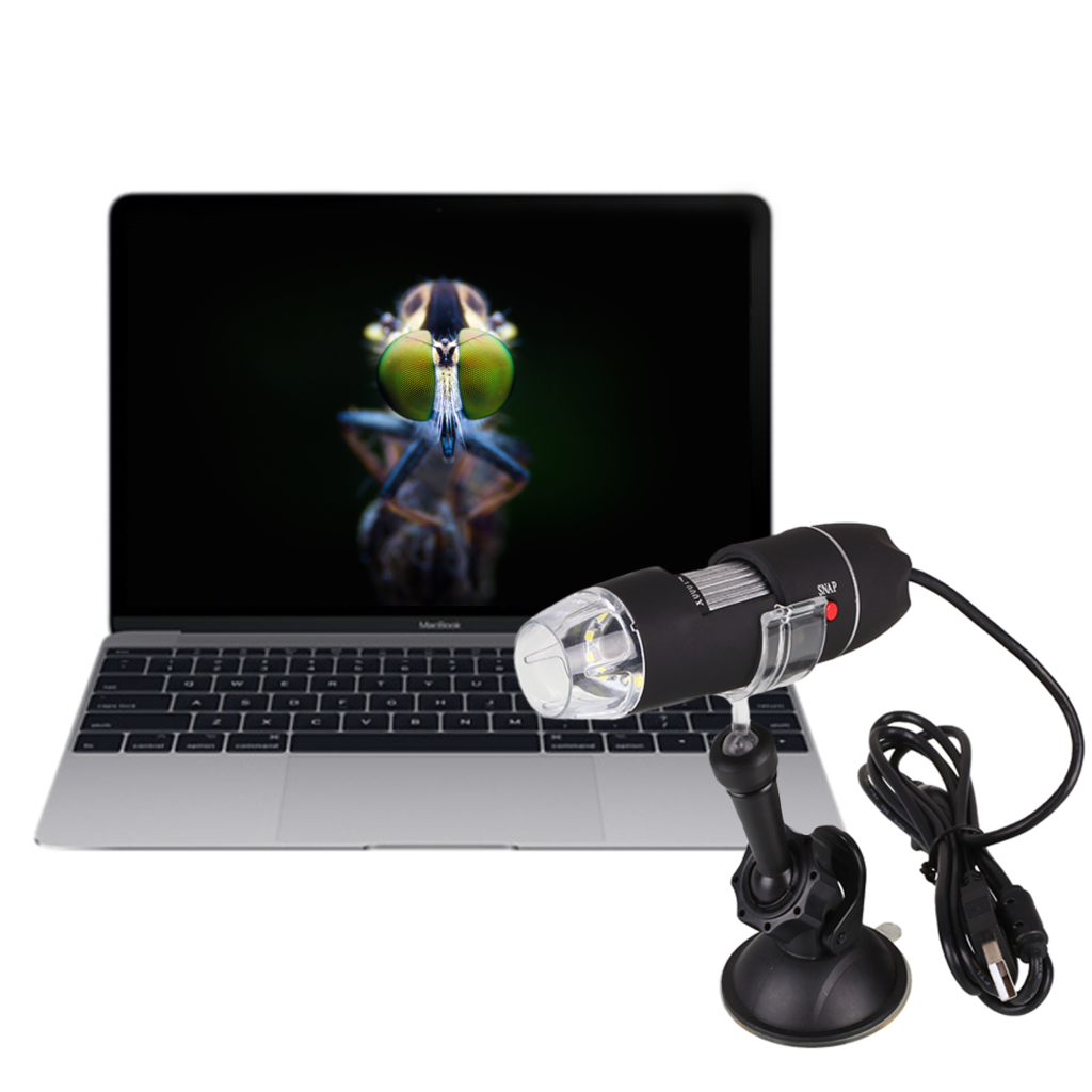 1000X Zoom 1080p Microscope Camera -  HD USB Digital Endoscope Magnifier, Works on Mac, PC, Android