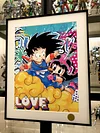 Little Son Goku & Little Chi-Chi Valentine's Day Special Decoration Painting - Dragon Ball - Xingkong Studio