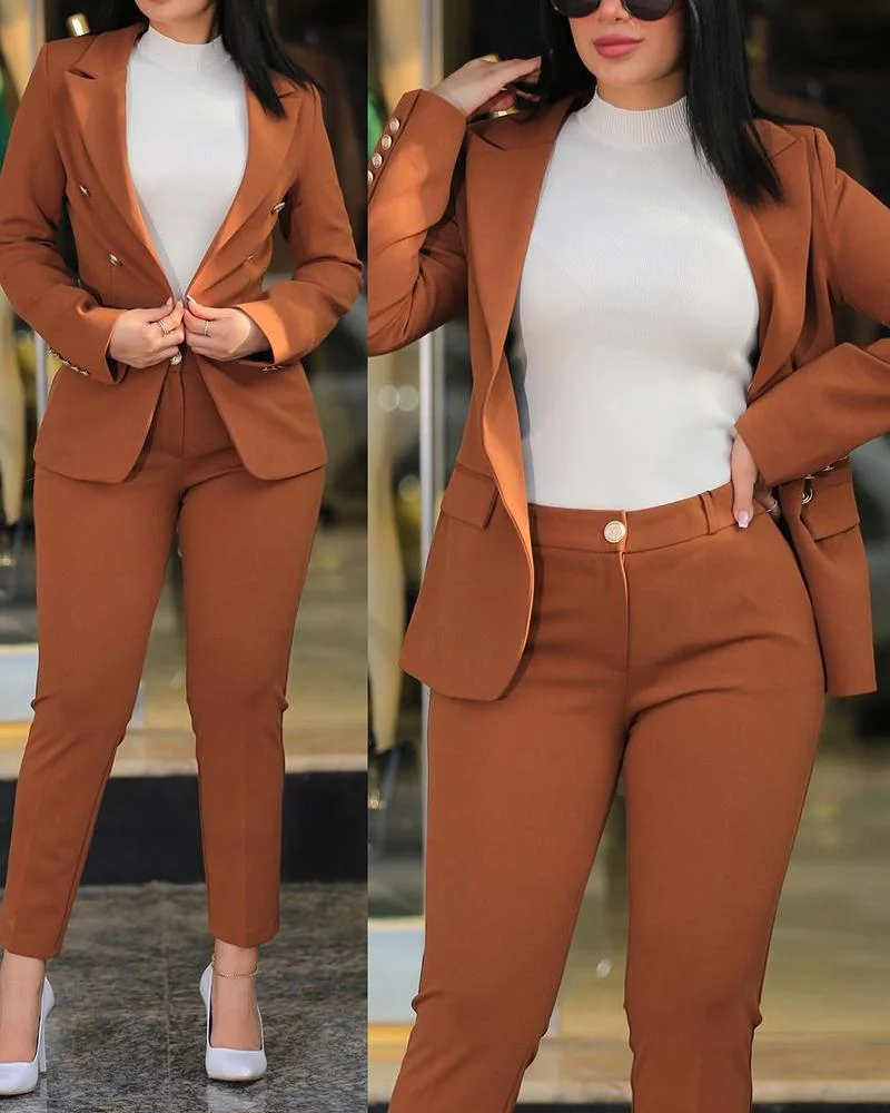 Wongn Wongn Wise Casual Fashion Business Wear Women's Suit Suit