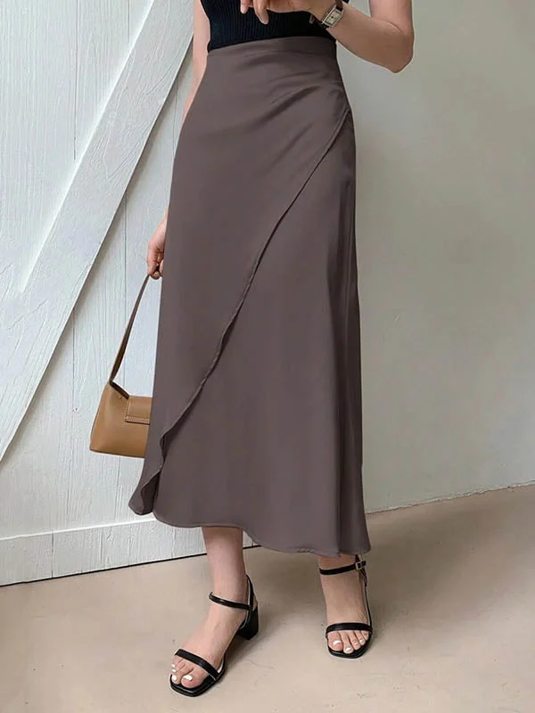 Bodycon Solid Color Skirts Bottoms