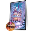 Diamond Painting-DIY Full Round Drill Snow Castle(40*60CM)