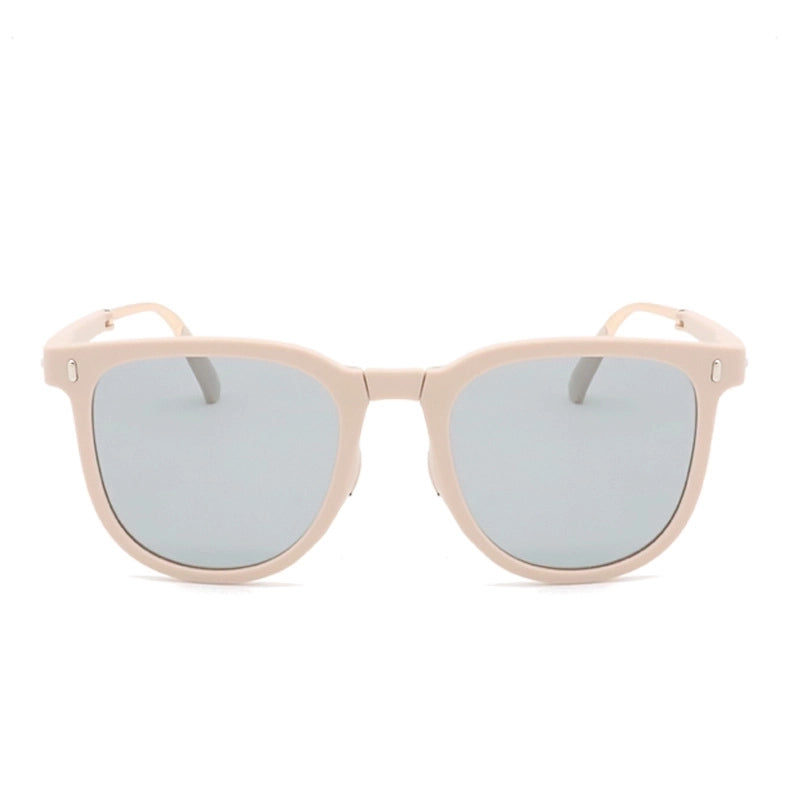 Elegant Basic Minimalist Pc Oval Frame Full Frame Men’s Sunglasses