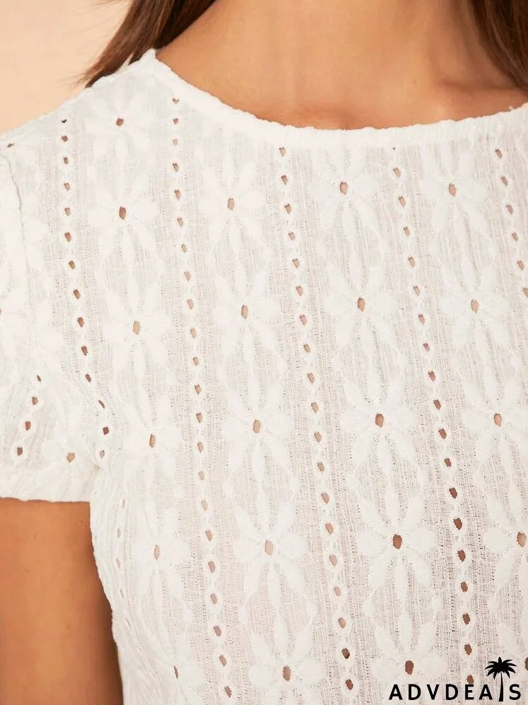 Button Back Schiffy Tee