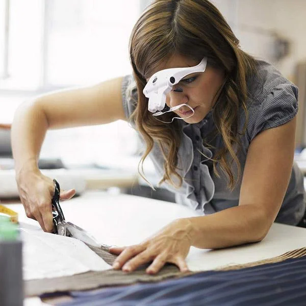 LED Eyeglasses Headband Magnifier