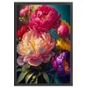 (Big Size)Peony - 11CT Stamped Cross Stitch - 40*60cm - Flower