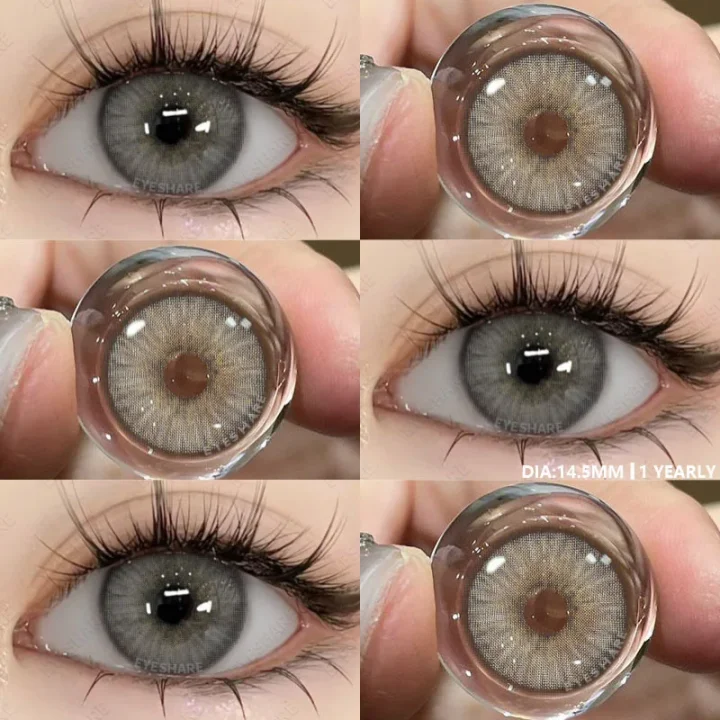 オラ！saint - Khaki × Brown / lens Gray Scandi Gray Korean Colored Contact Lenses – klensworld