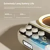 Retro Portable CD Player With Built-In 4000 mAh Battery and Bluetooth, CD, and TF Card Multi-Mode Playback