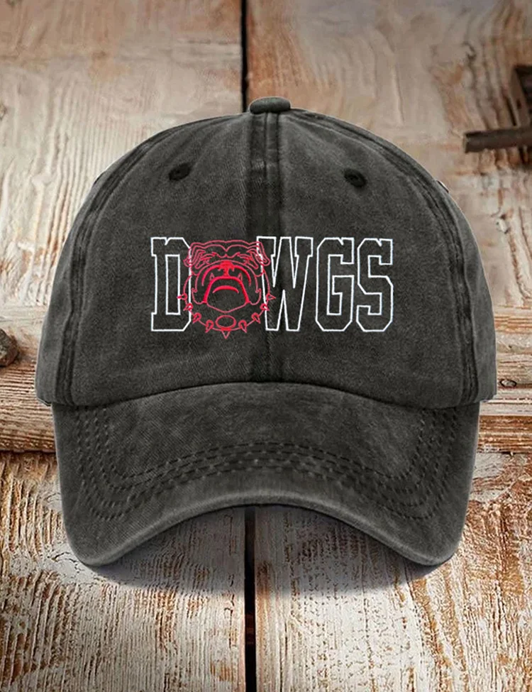 Dawgs Embroidered Georgia Bulldogs Hat