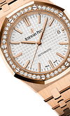 Rose Gold 904L Steel Silver White Dial - Watches - 37mm
